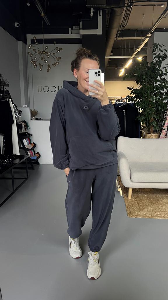 Брюки Тедди из флиса (серый туман)