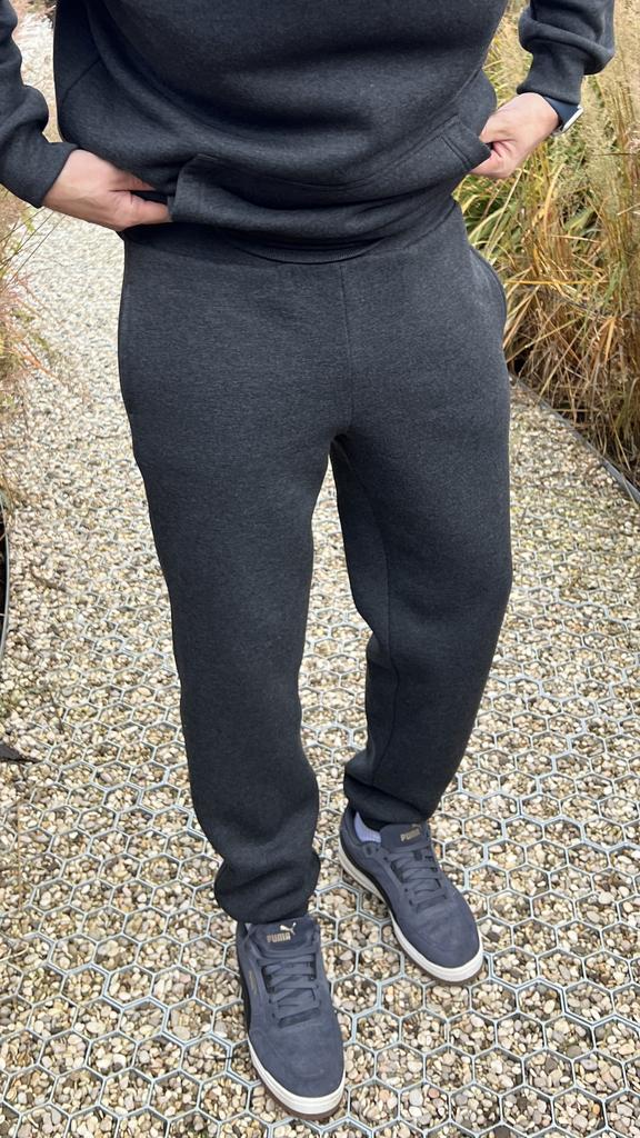 Брюки утепленные "База" (унисекс, темно-серый меланж)