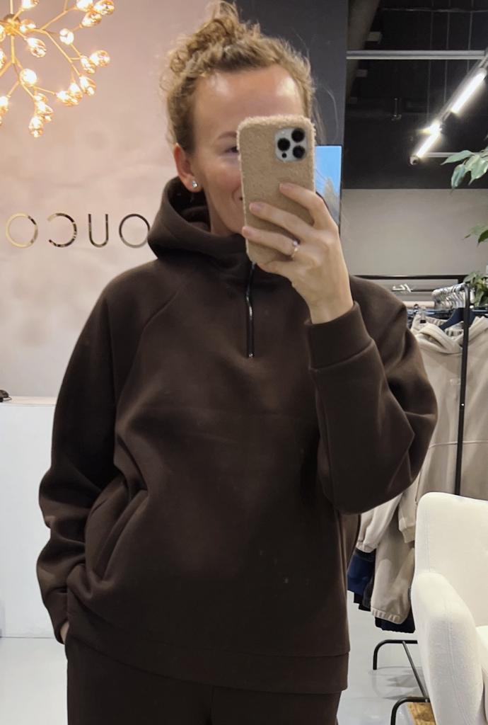 Худи утепленное Mont Blanc (шоколадный)