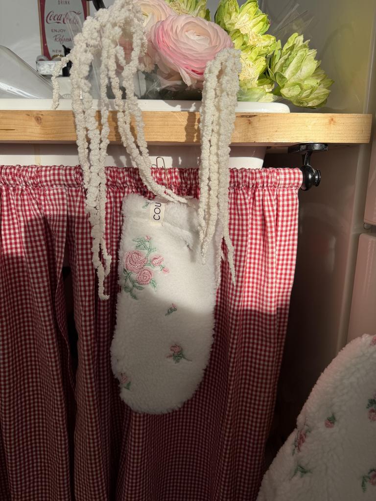 Варежки Тедди (цветы)