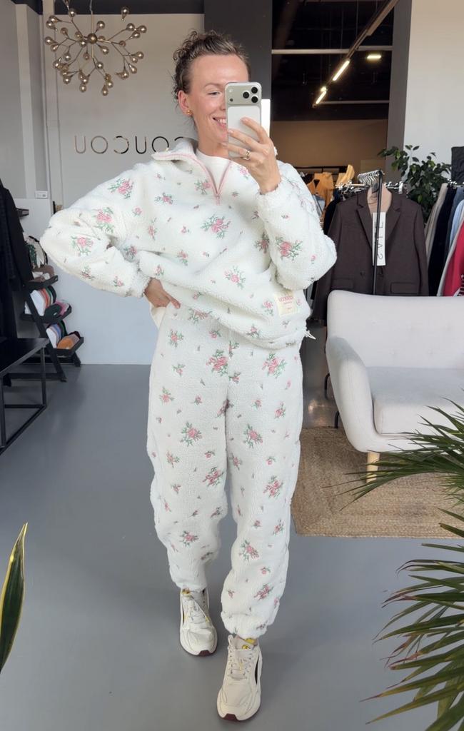 Брюки Тедди цветы