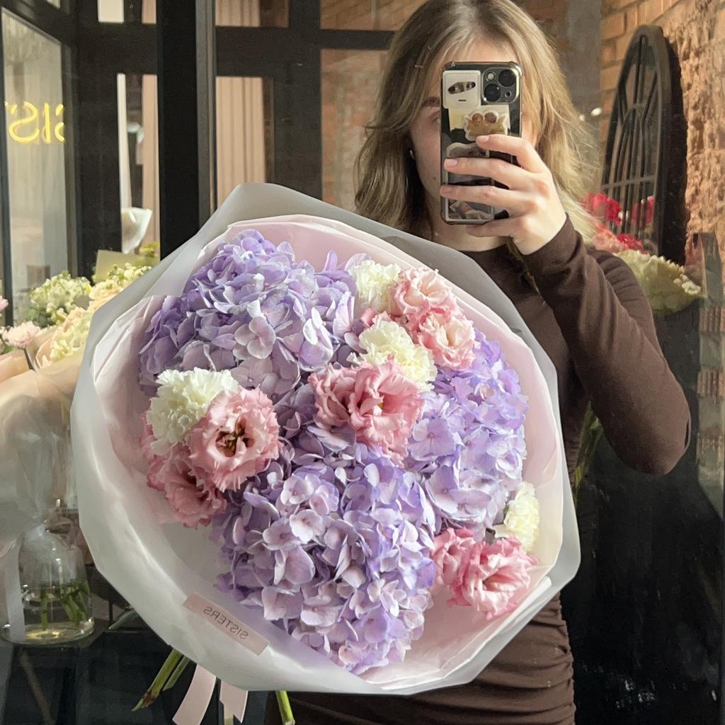 Авторский букет "Пудровая сказка"