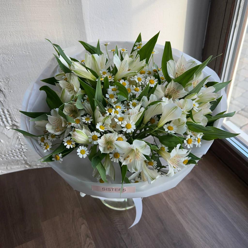 Альстромерии + Ромашки