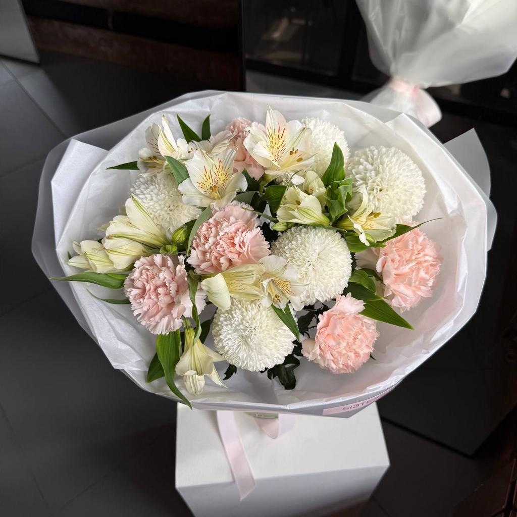 Авторский букет "Зефирный"