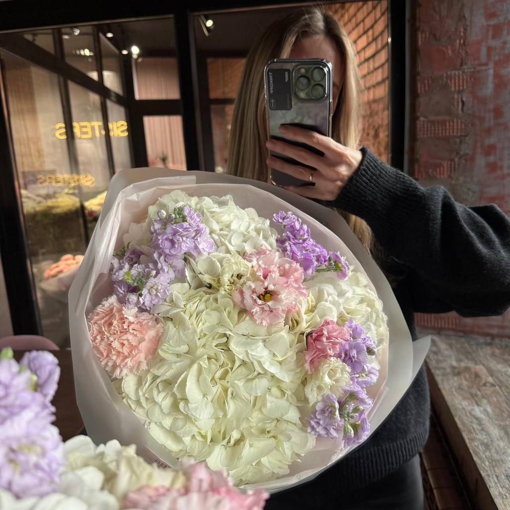 Авторский букет "Лавандовый туман"