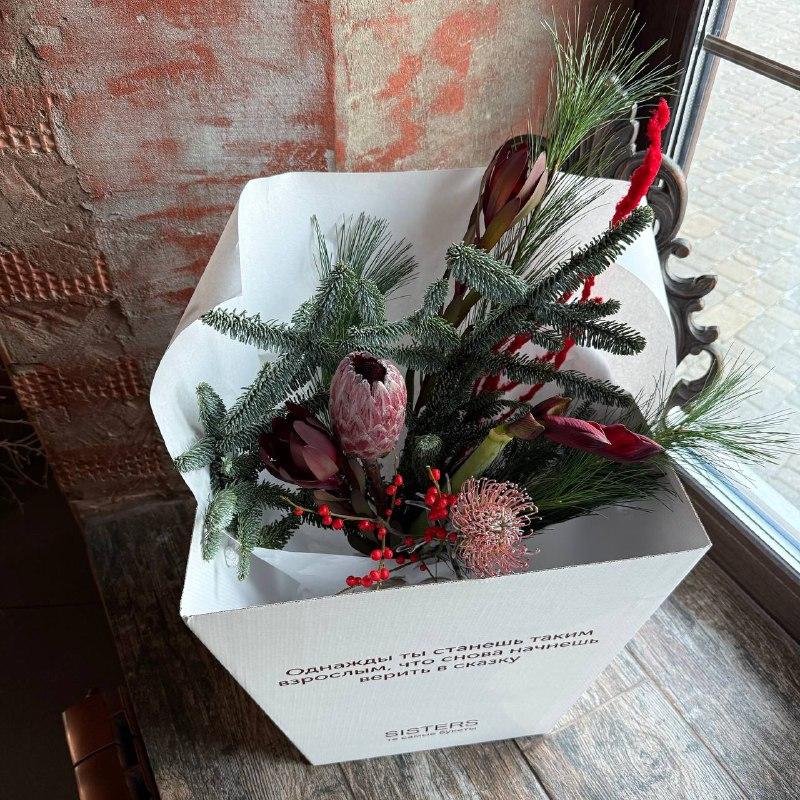 Еловый букет "Зачарованный лес"