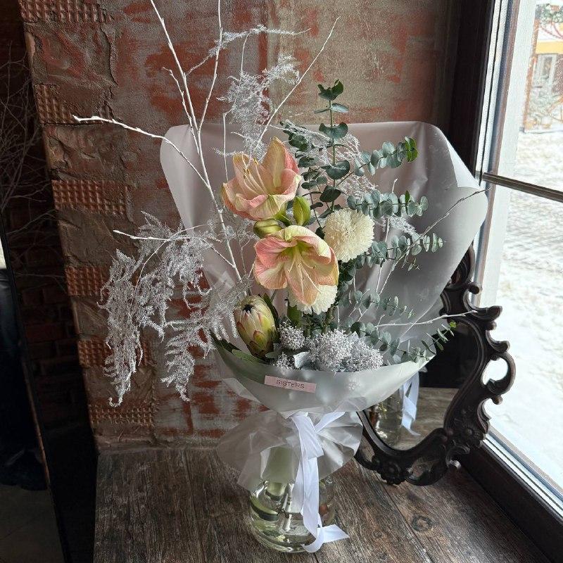 Авторский букет "Хрустальный"