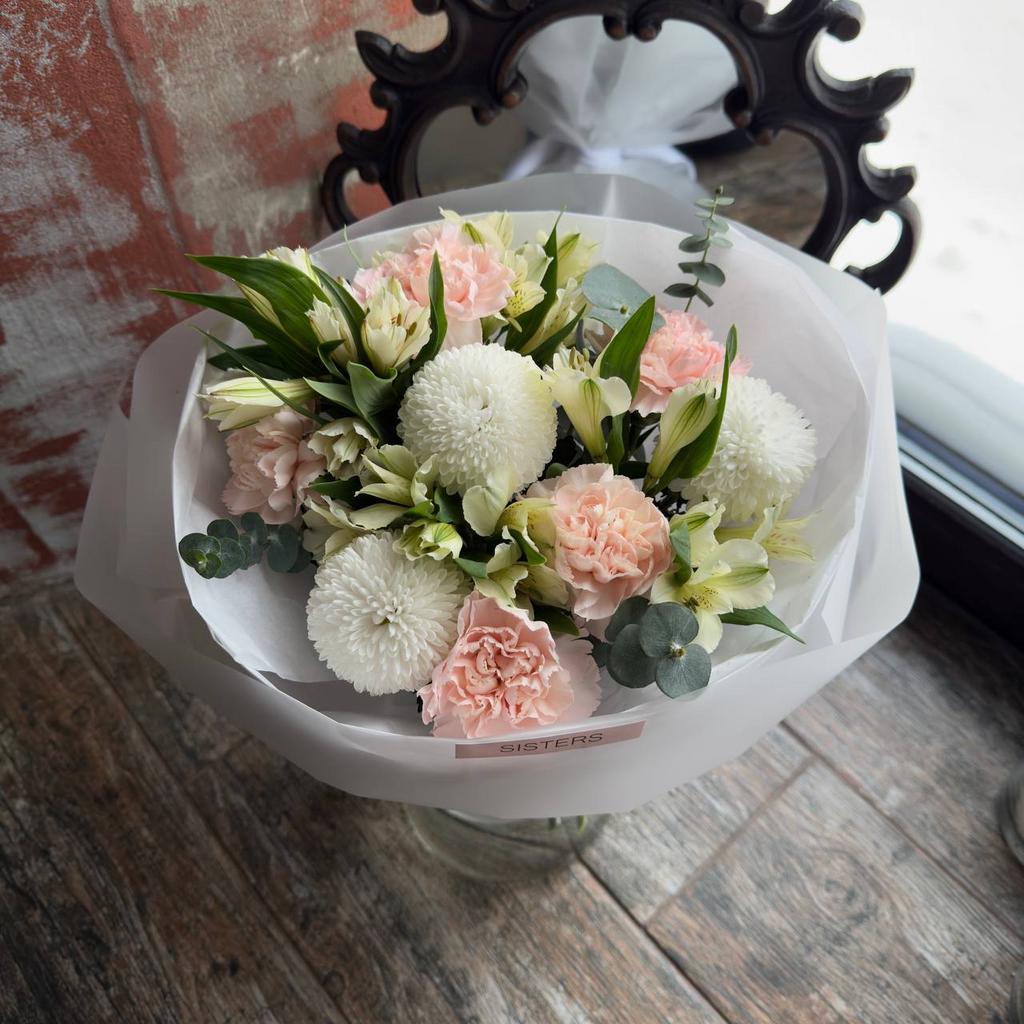 Авторский букет "Зефирный"