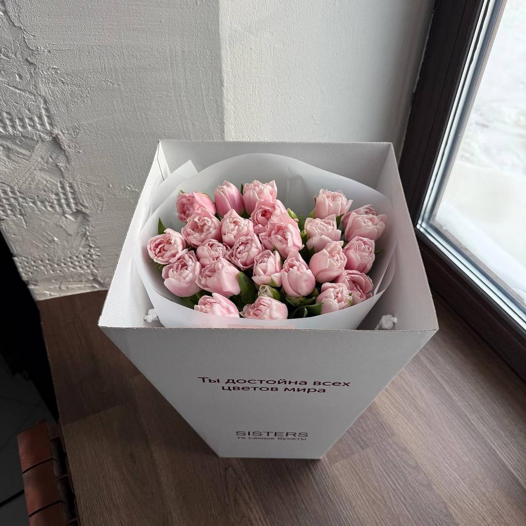 Букет пионовидных тюльпанов Дример