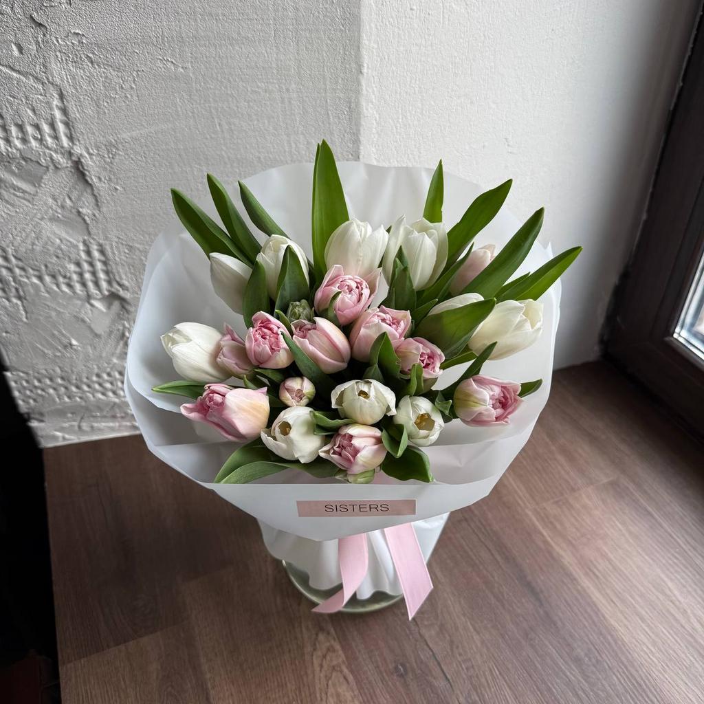 Букет тюльпанов микс