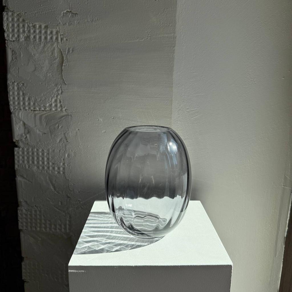 Ваза Элипс серая