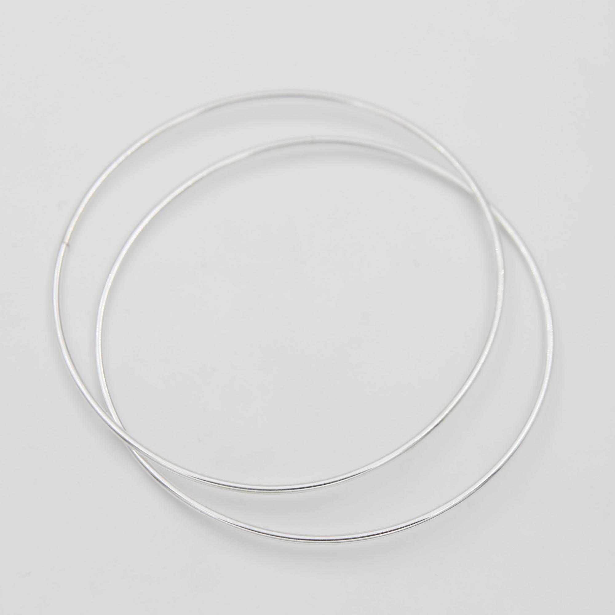 Серьги-кольца большие 1P2348