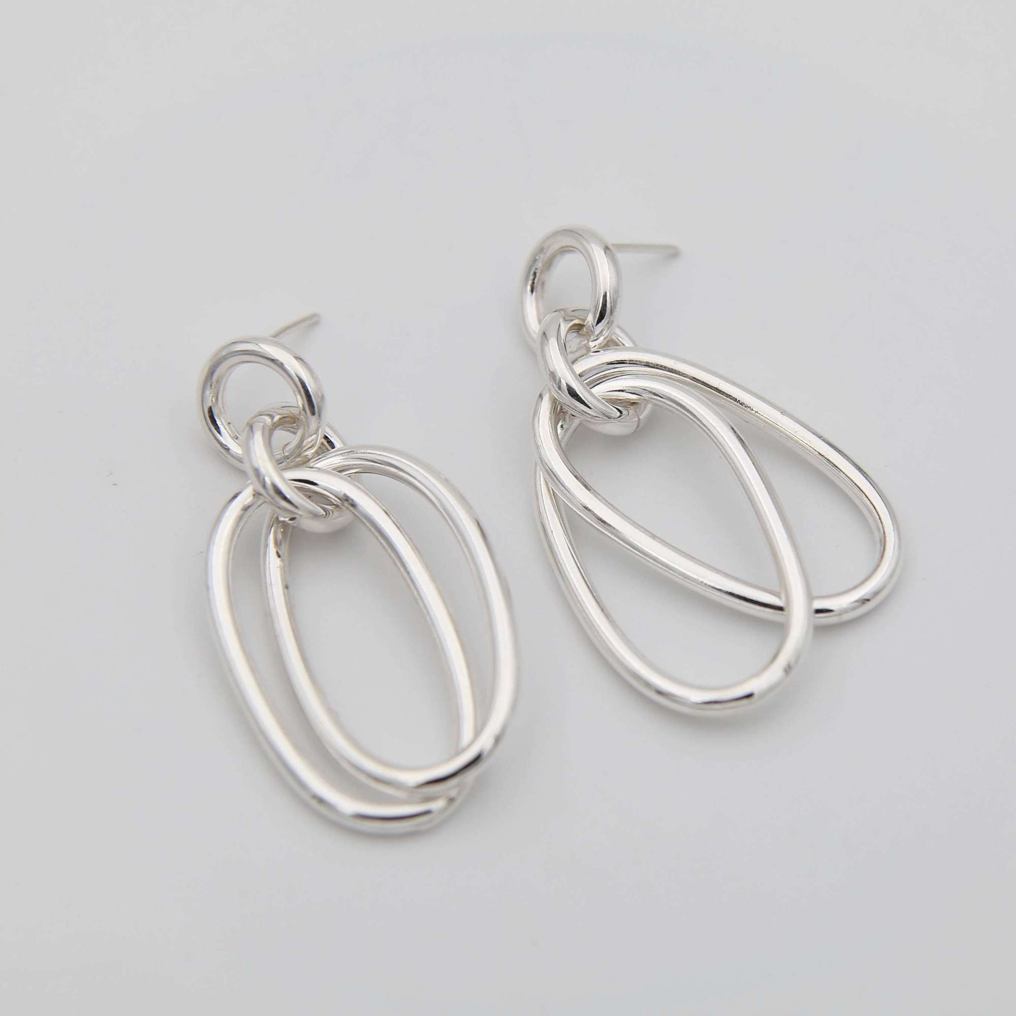 Серебряные серьги 1P1114