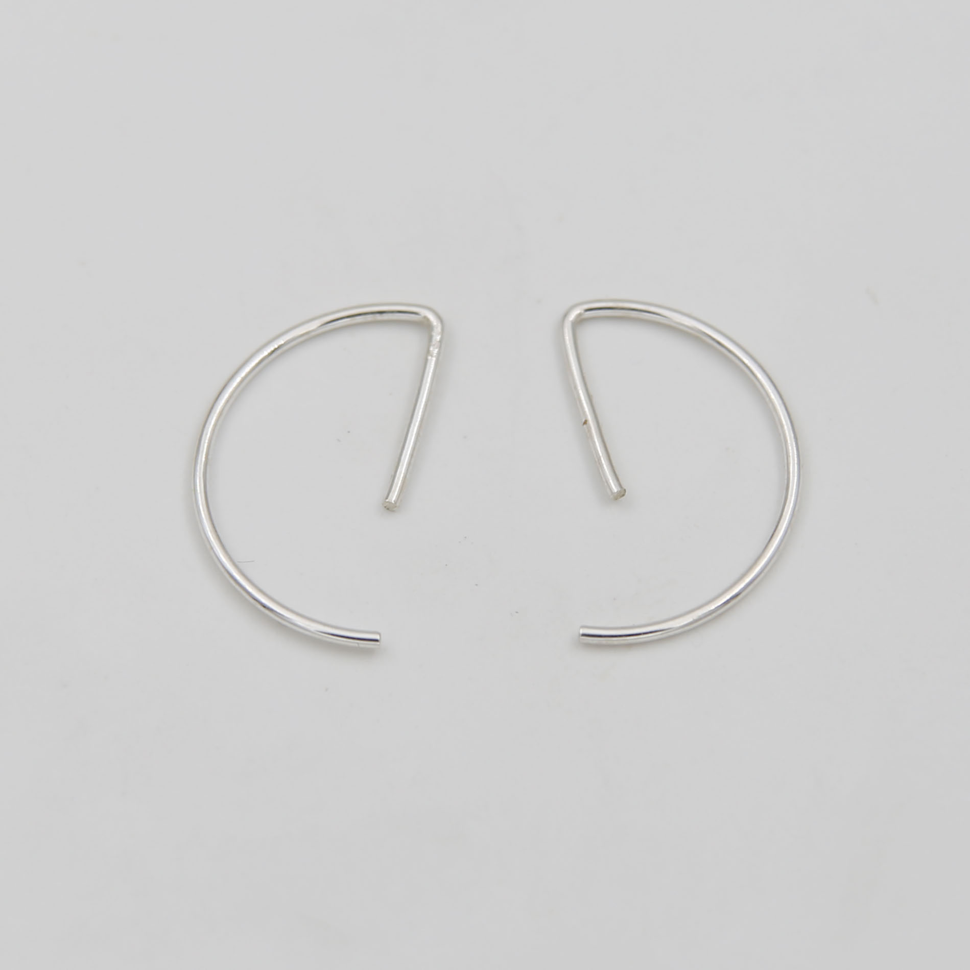 Серебряные серьги 1P804