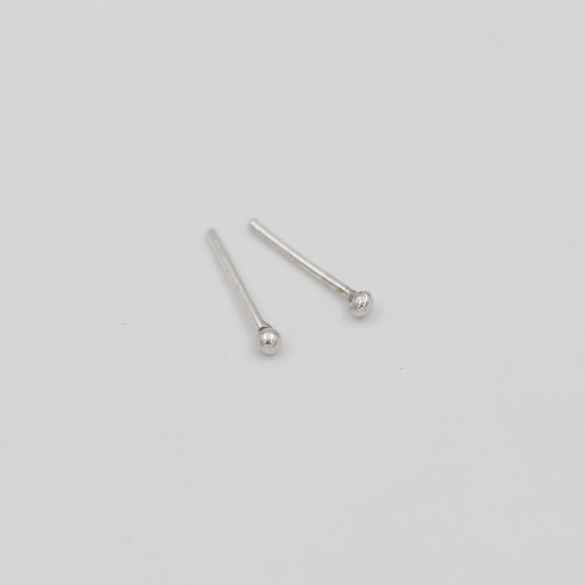 Серебряные серьги мини 1P2042