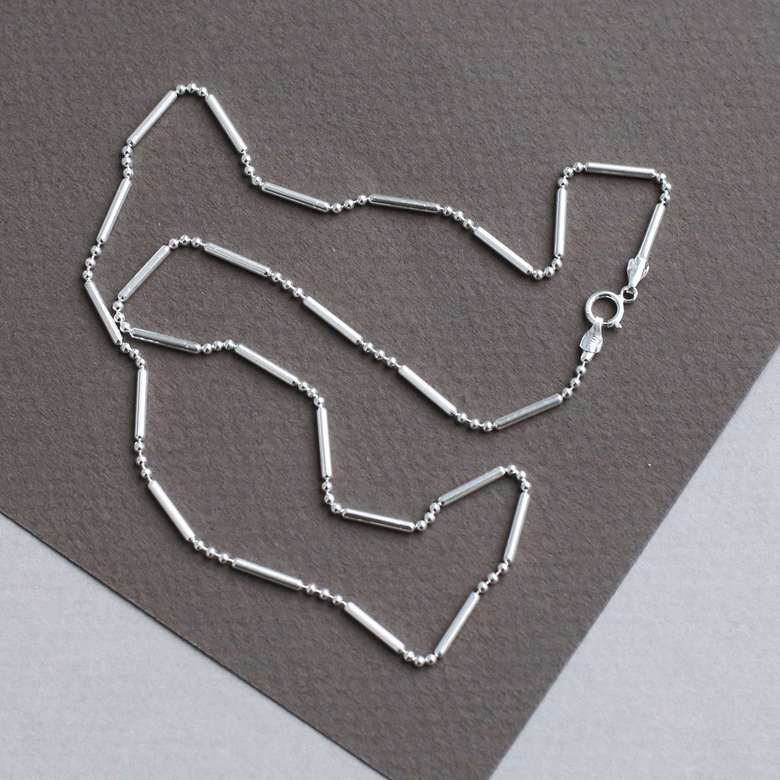 Серебряная цепь 4P524