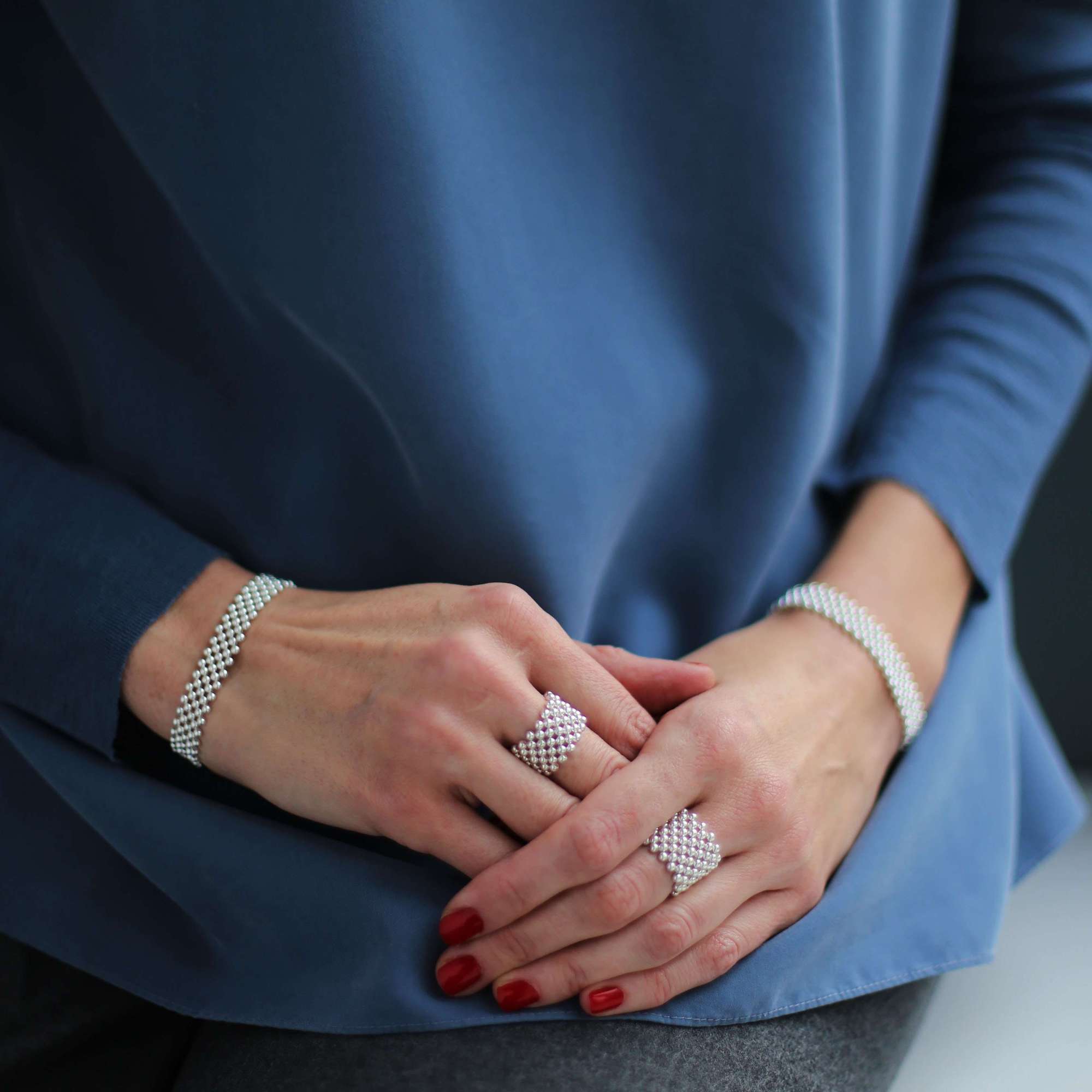 Серебряный браслет 3P276