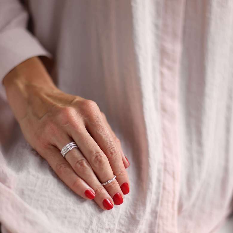 Серебряное кольцо 2P661