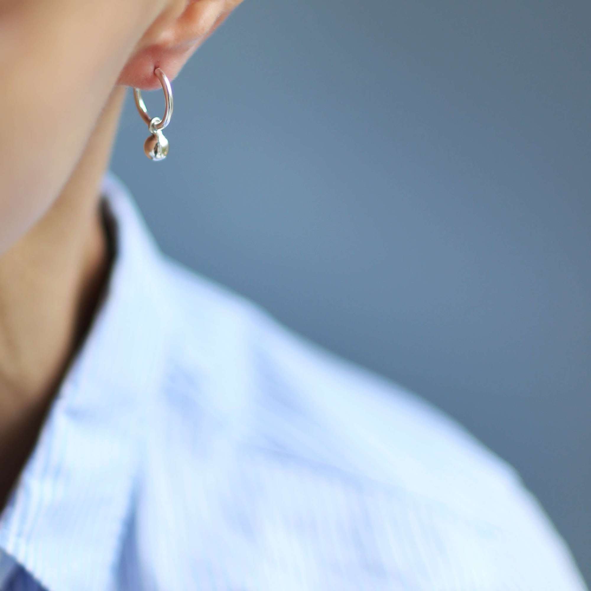 Серебряные серьги  1P644