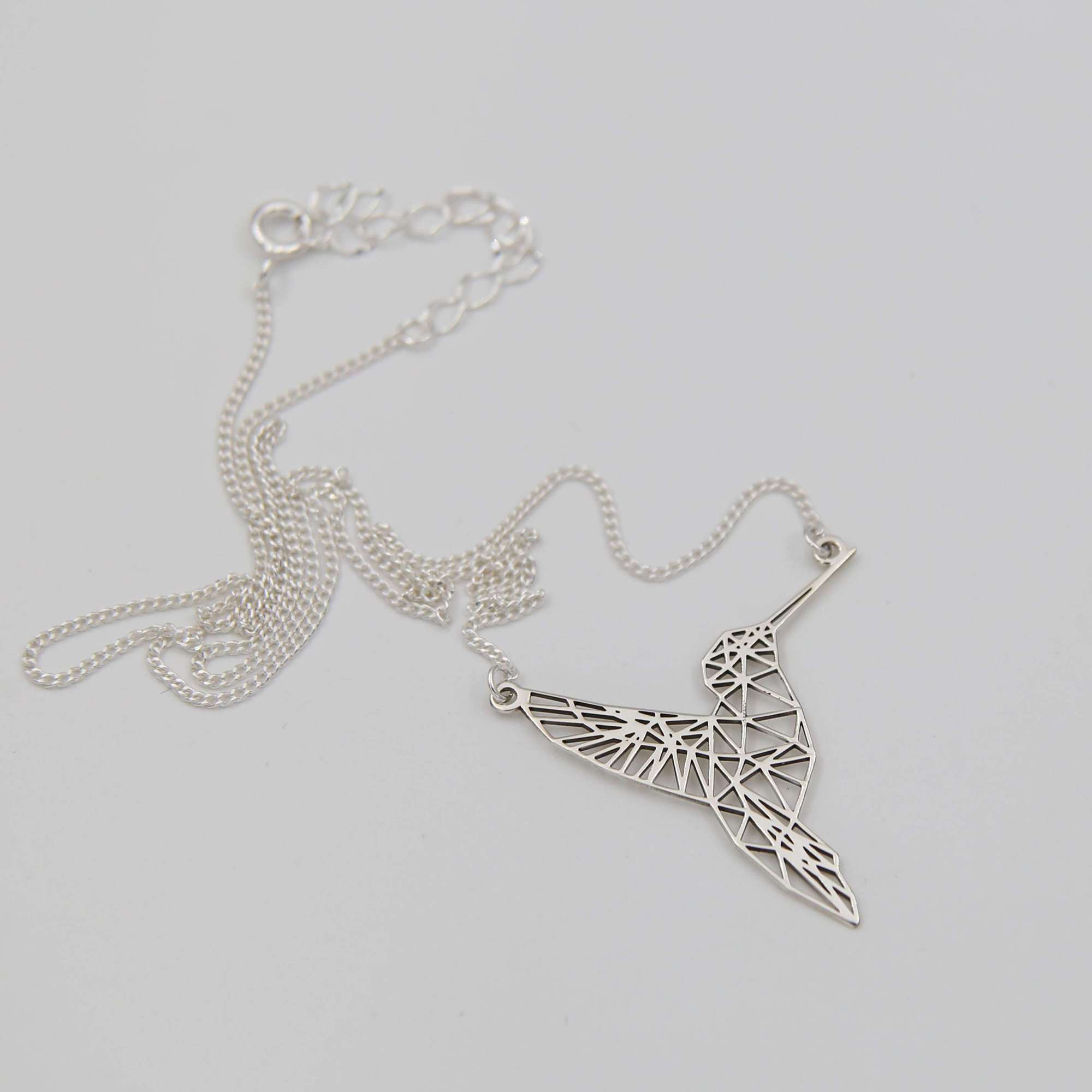 Серебряная подвеска Колибри 4P466