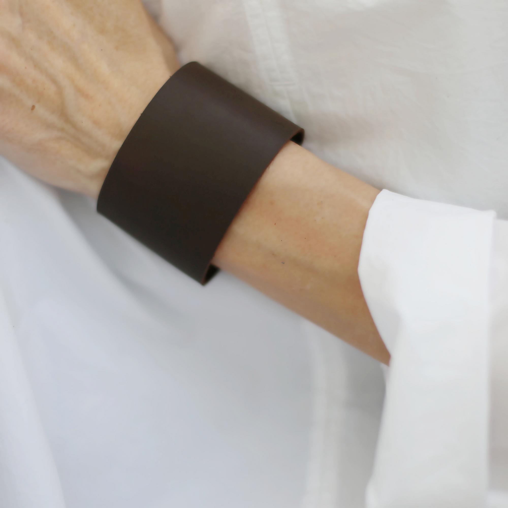 Кожаный браслет цвет Шоколад 3P482