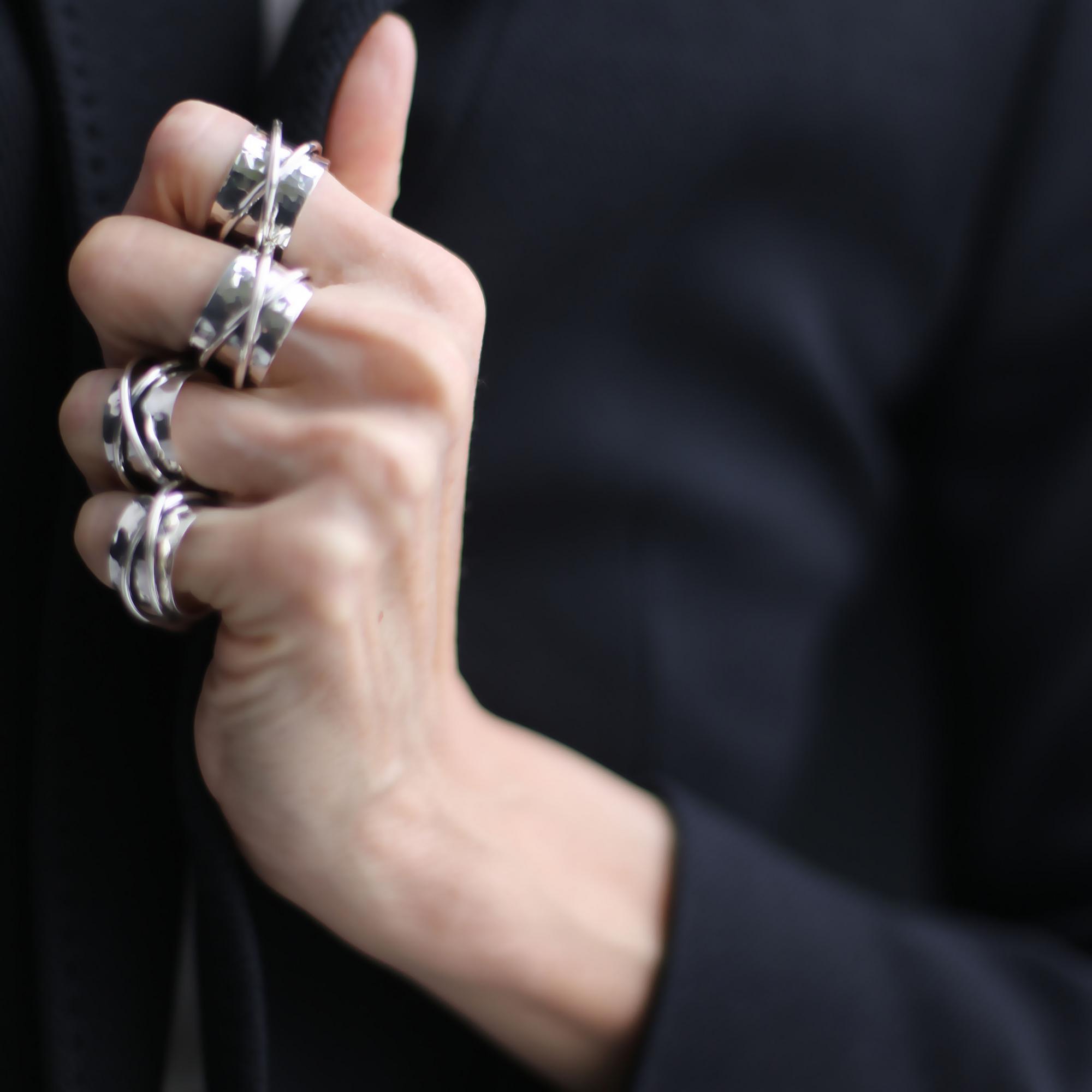 Кольцо с чернением 2P782