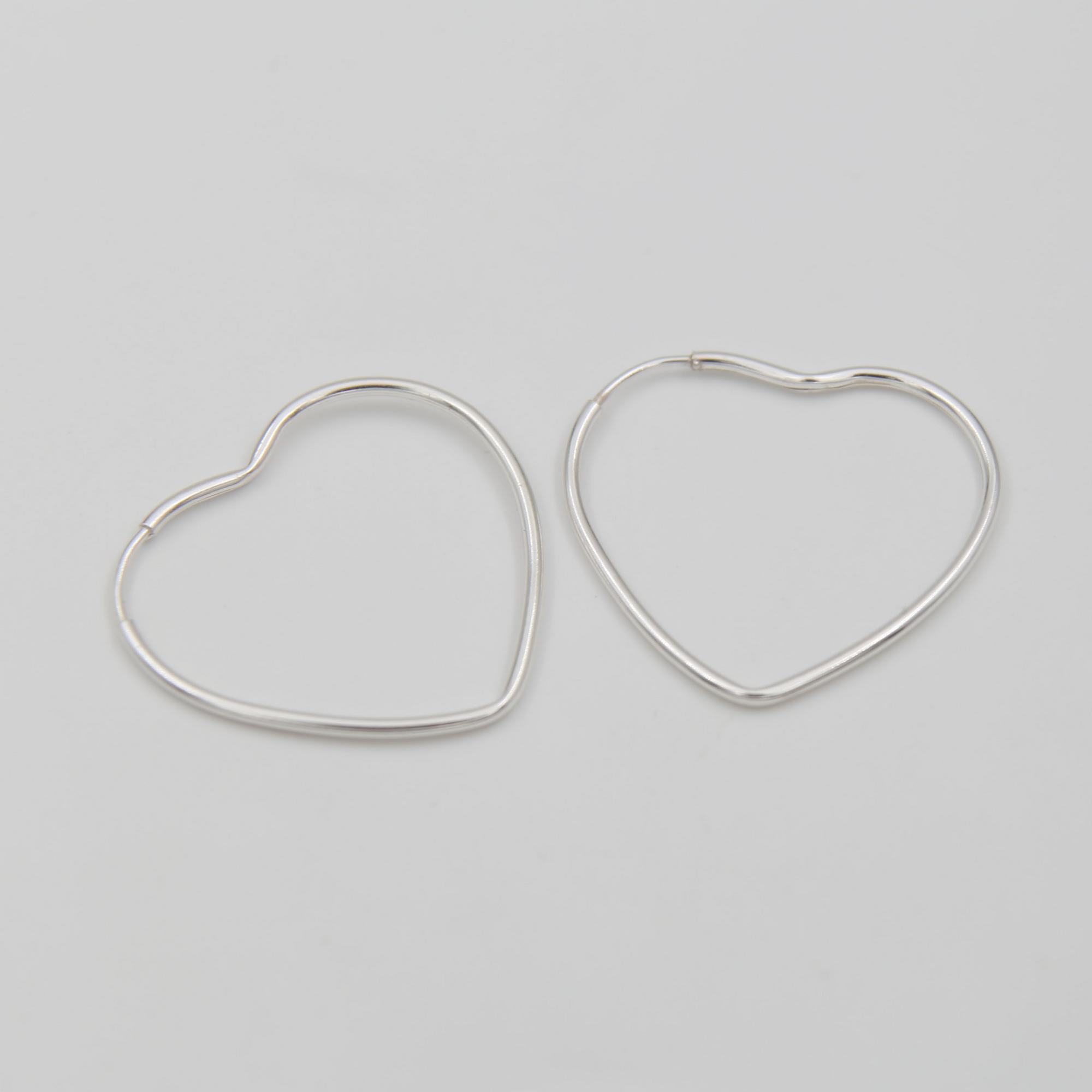 Серьги-сердца 1P1136