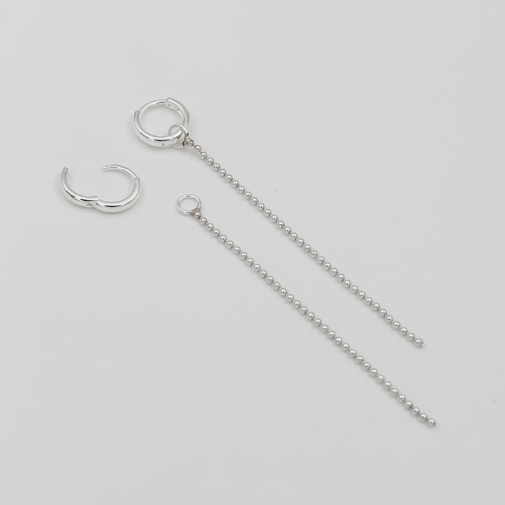 Серьги-кольца с подвесками 1P2332