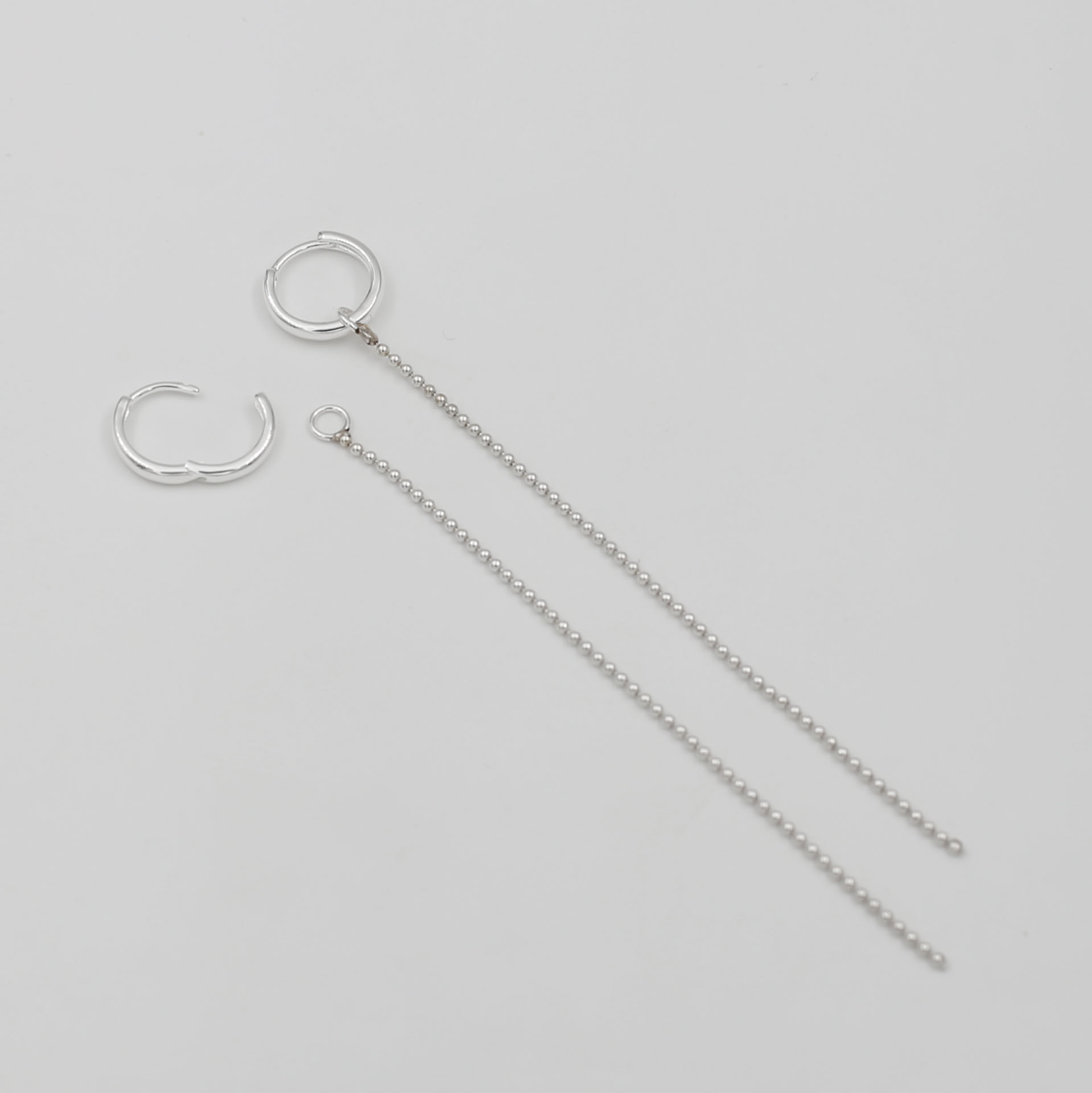 Серьги-кольца с подвесками 1P2334