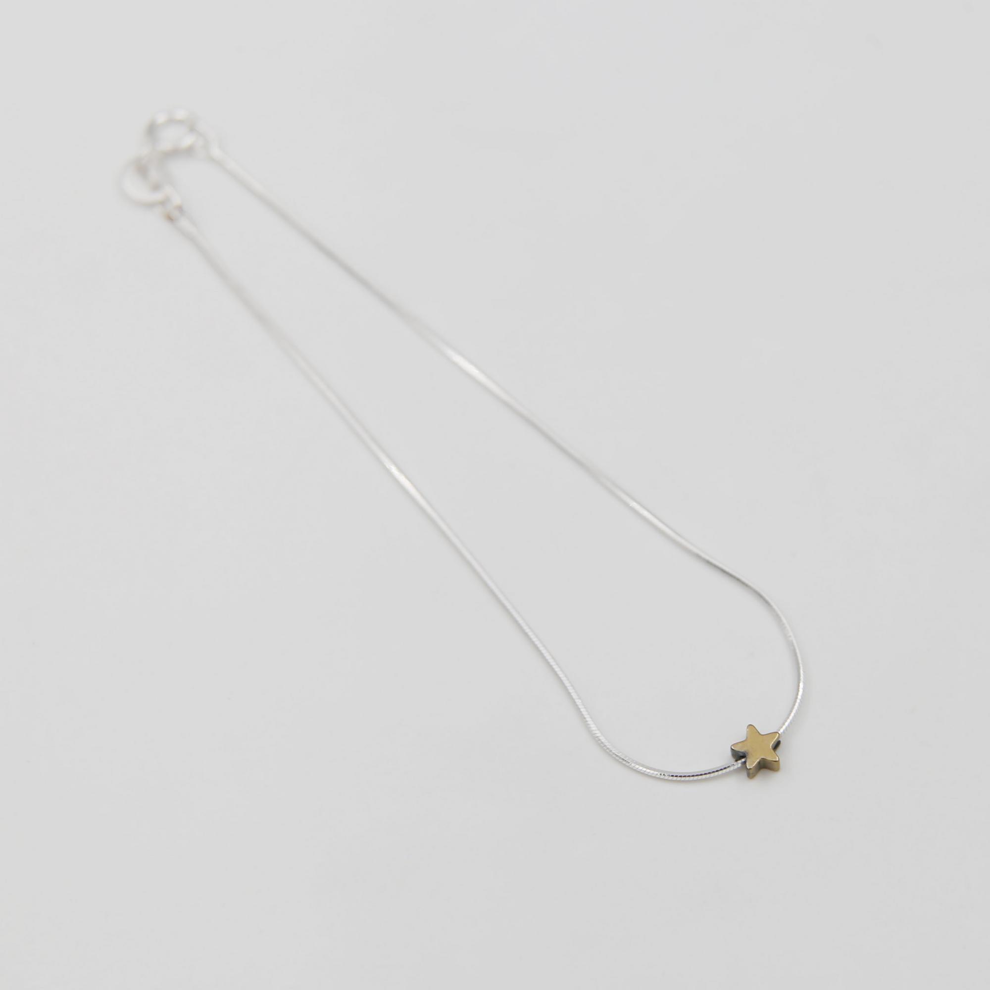 Браслет с гематитовой звездочкой 3P507