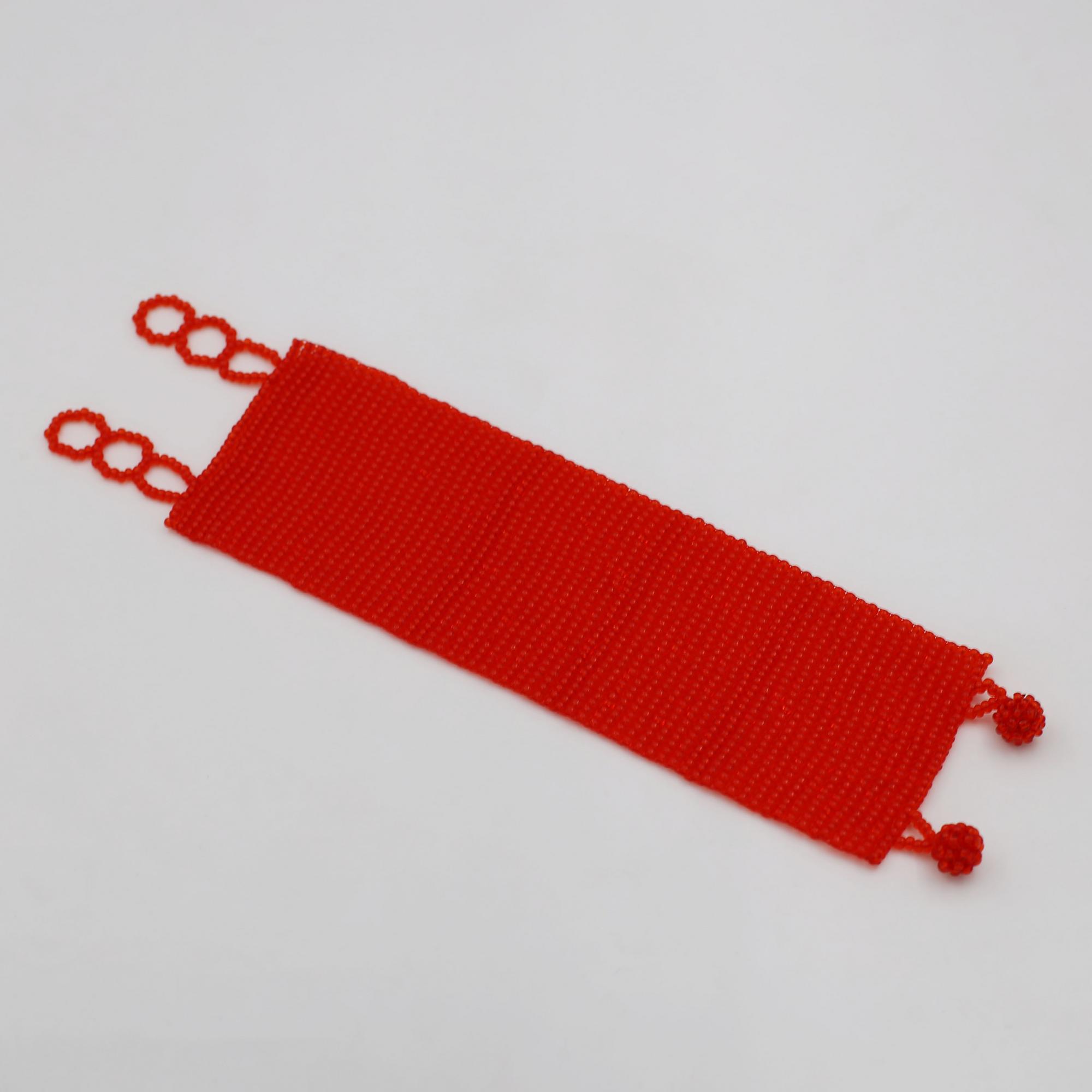 Браслет из бисера Уичоли широкий 3P564