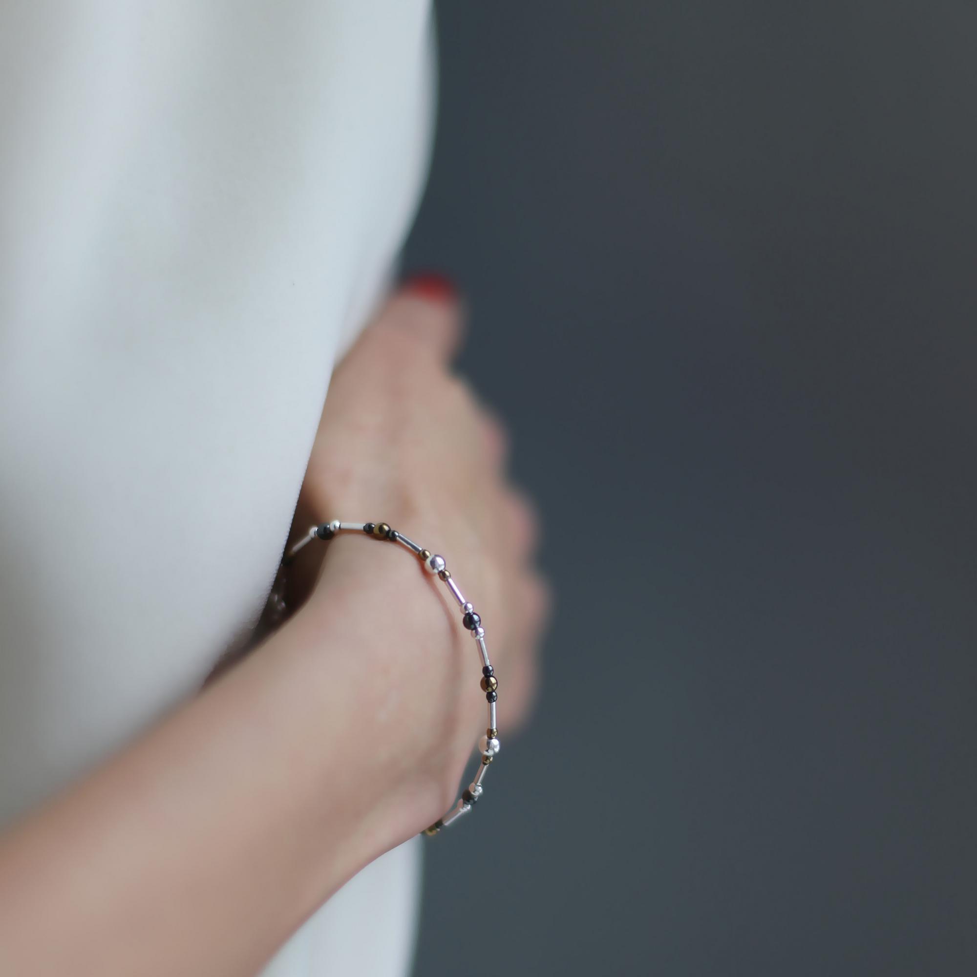 Браслет с гематитом 3P561