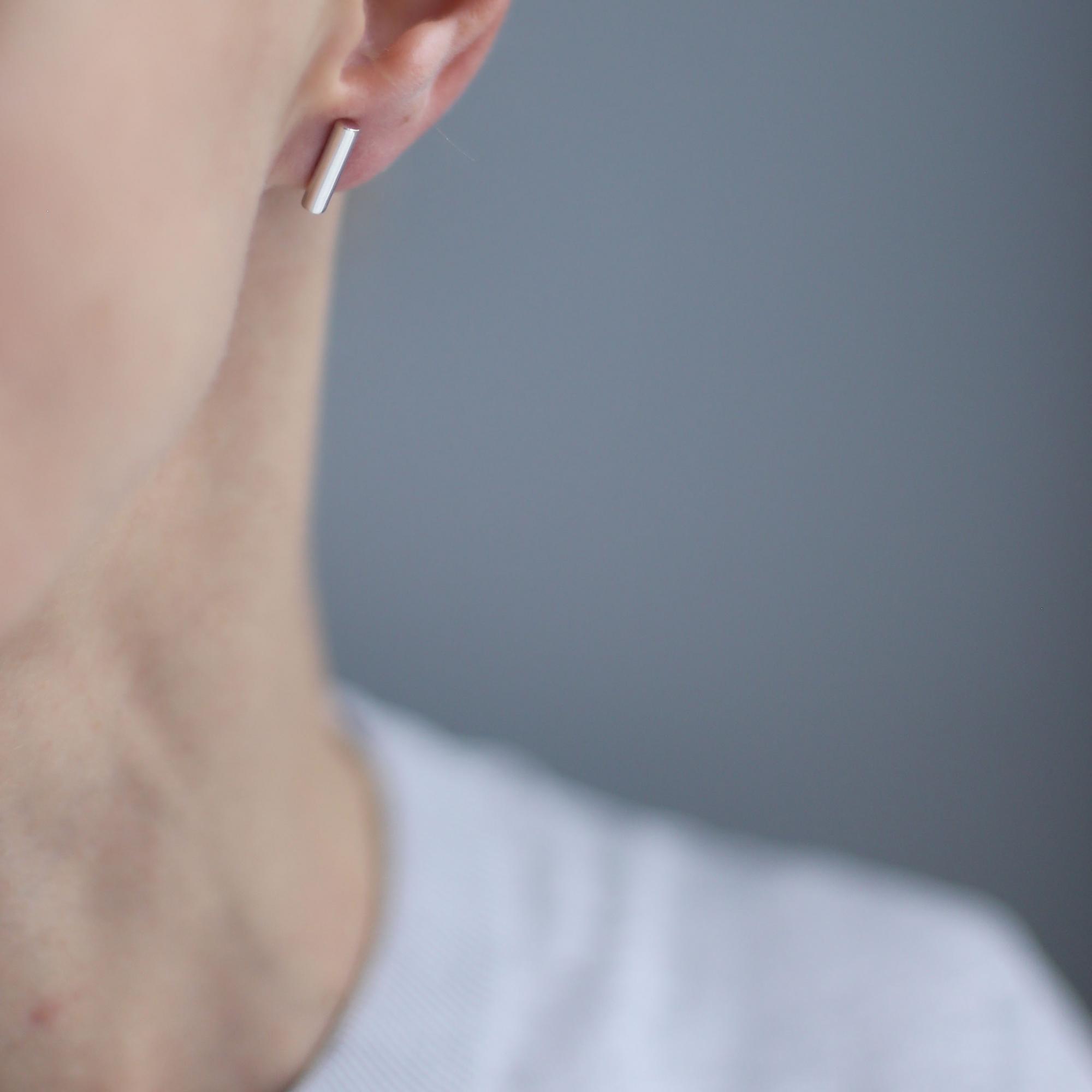 Серебряный гвоздик Палочка 1P279 MONO