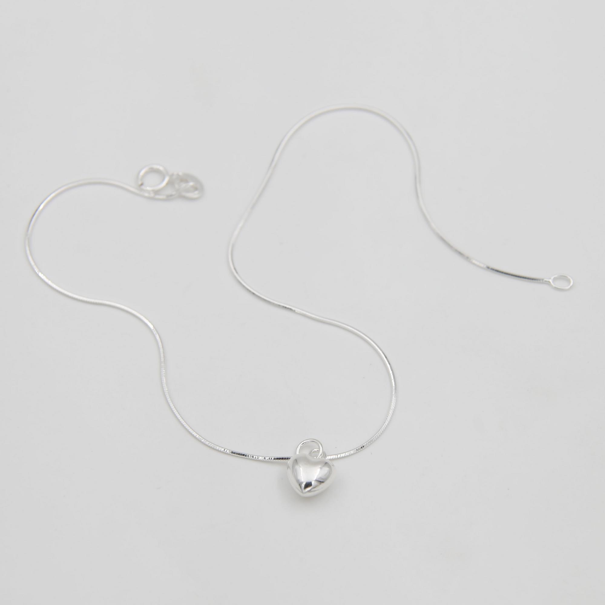 Анклет на ногу с подвеской Сердце 8P50