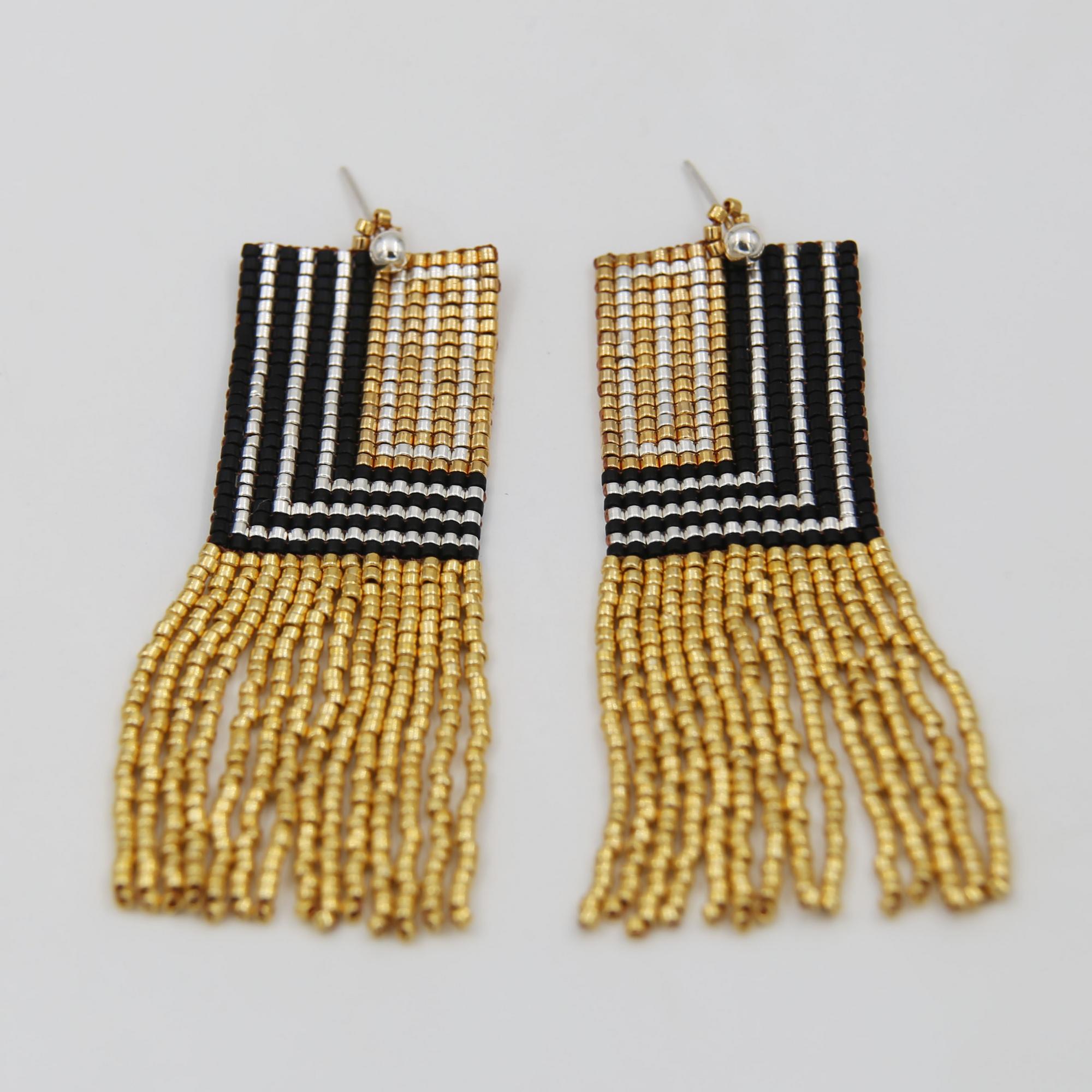 Серьги из бисера 1p2519