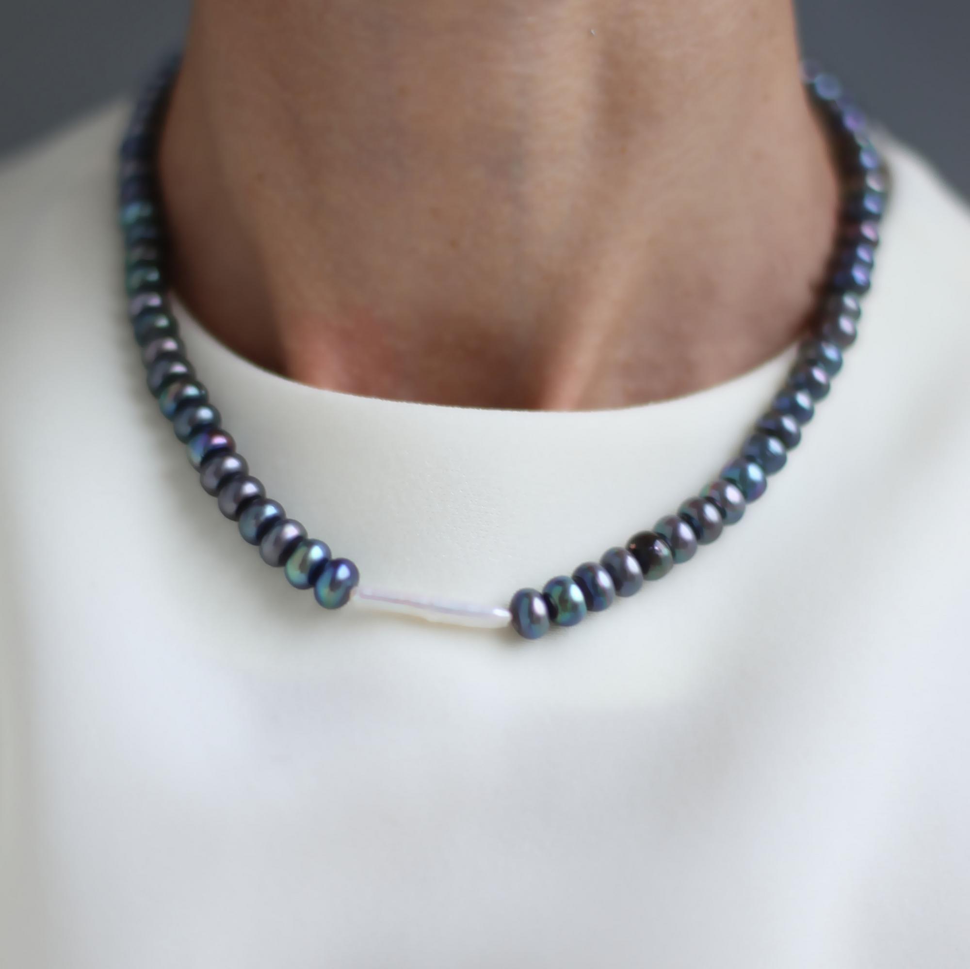 Колье с жемчугом 4P935