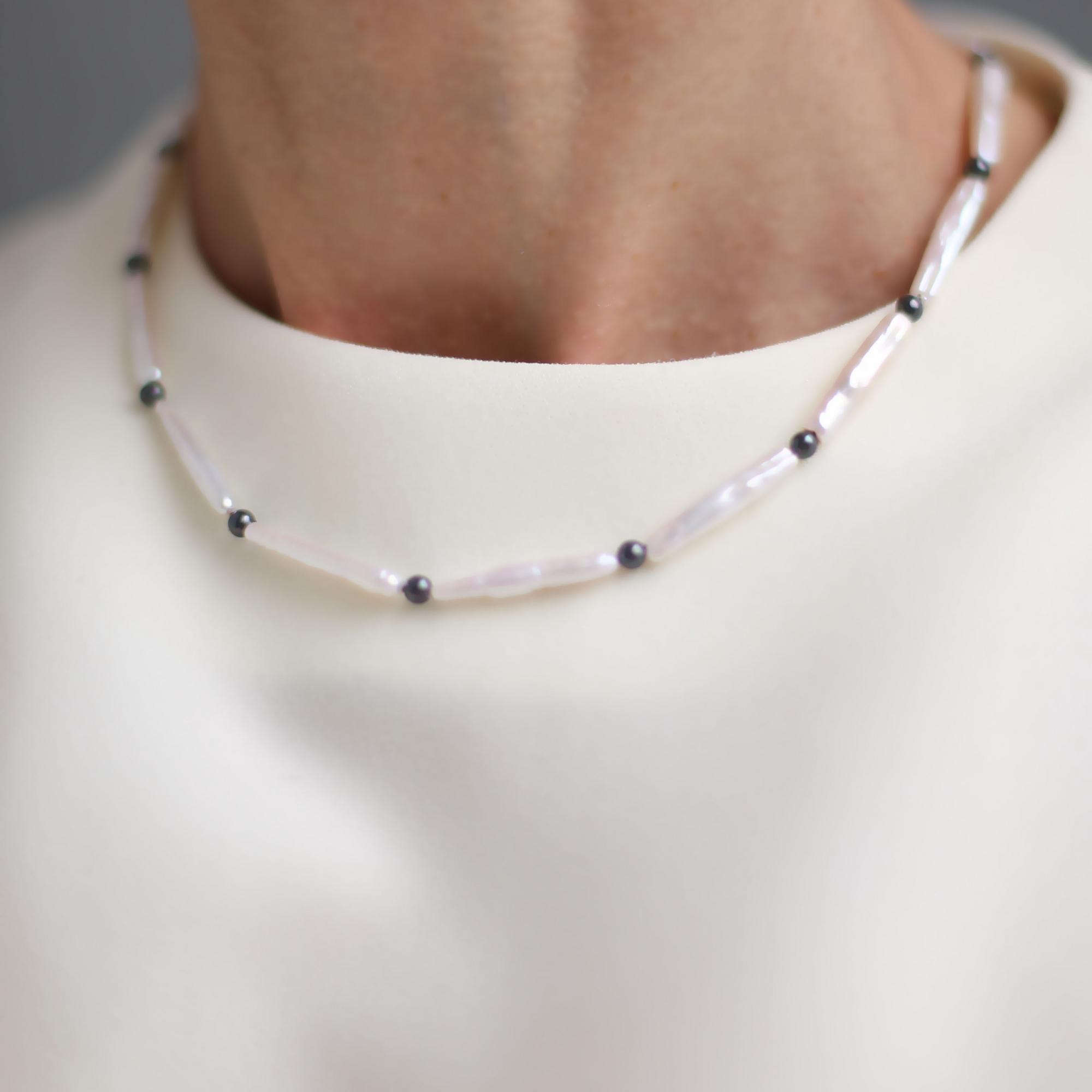 Колье с жемчугом 4P936