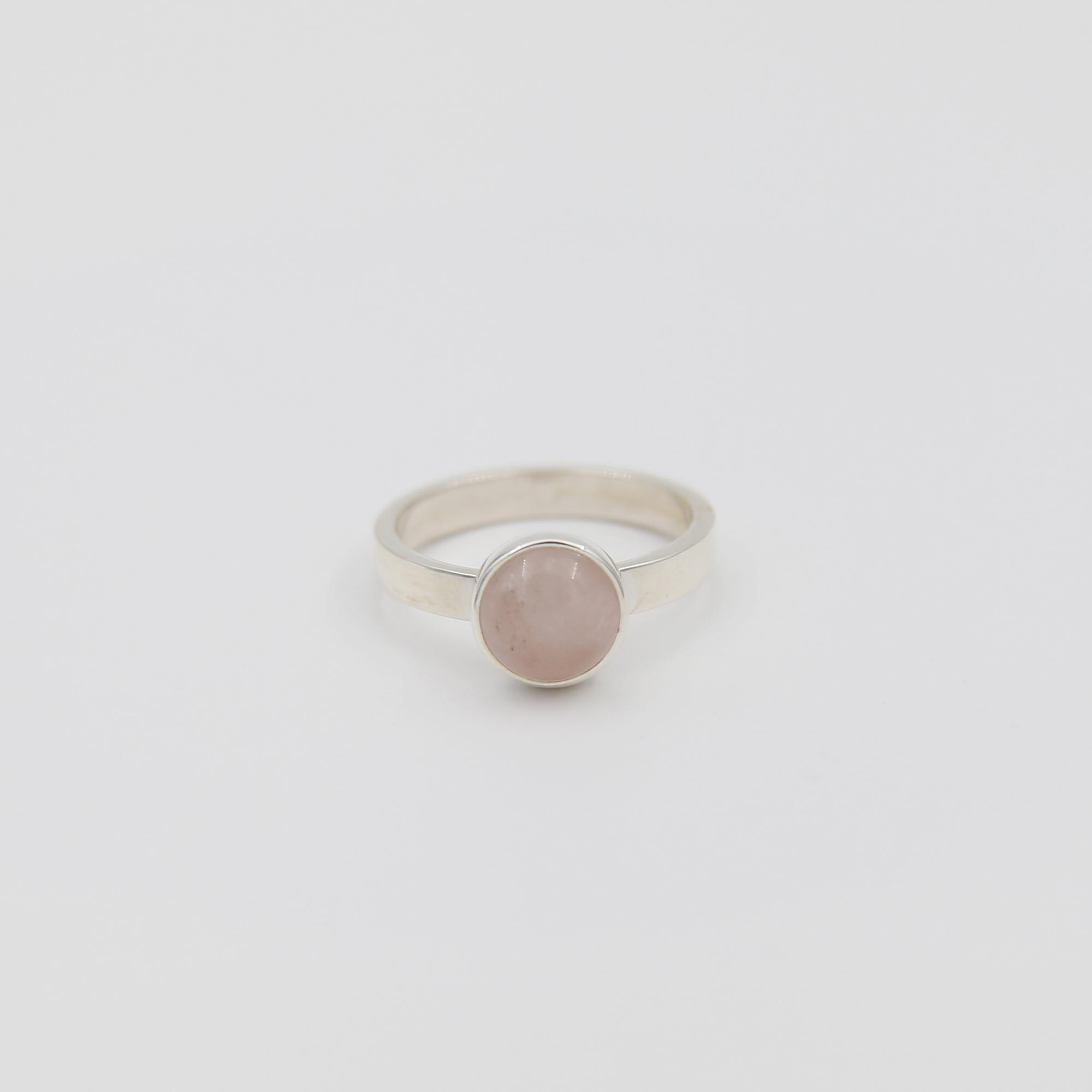 Кольцо с розовым кварцем 2P953