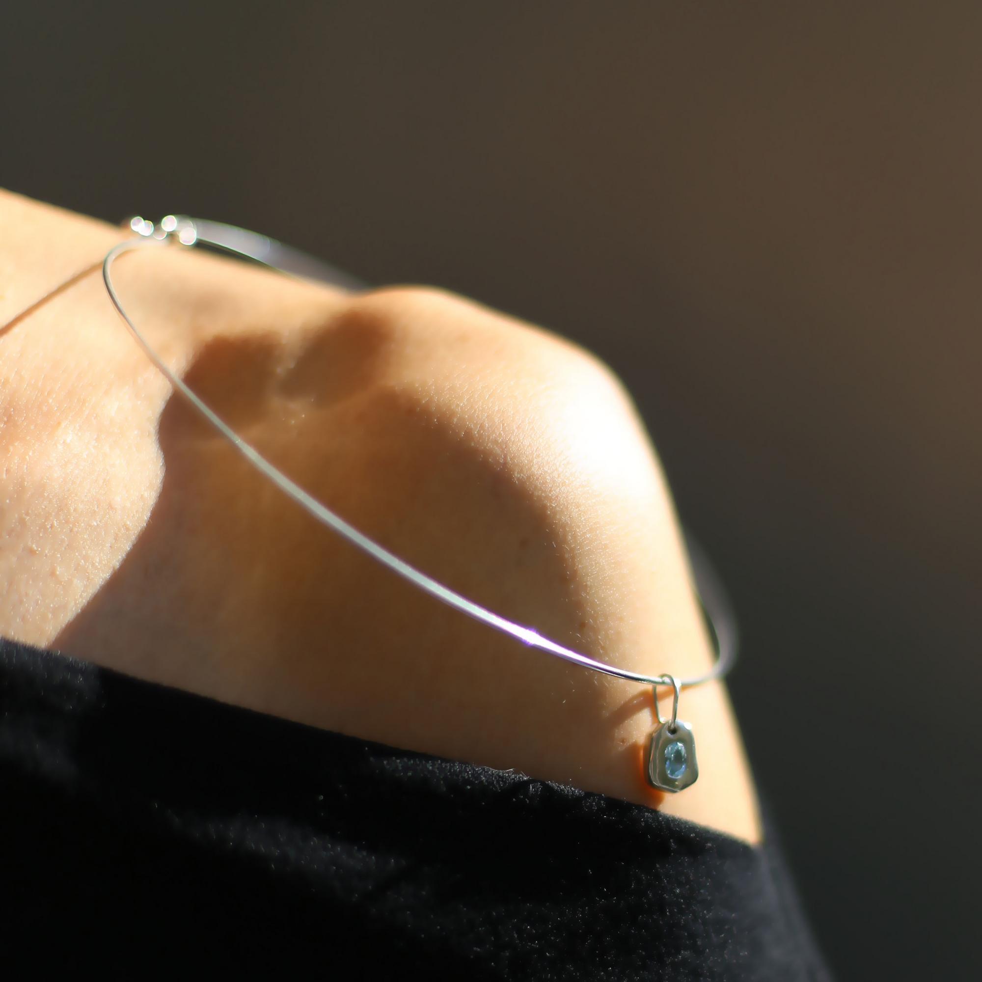 Чокер с топазом 4P966-1