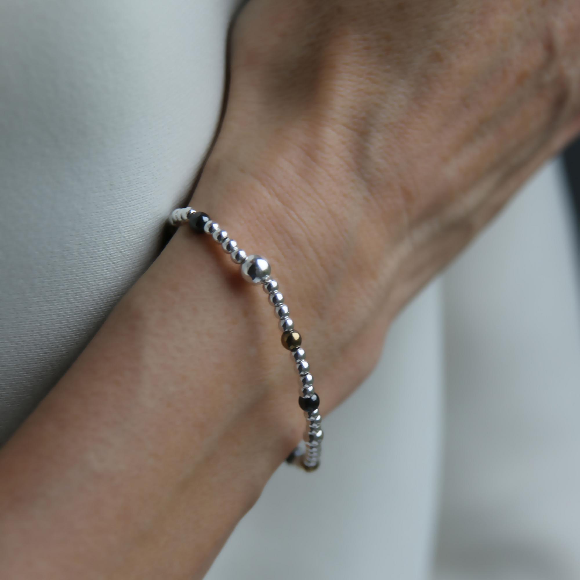 Браслет из гематита 3P611