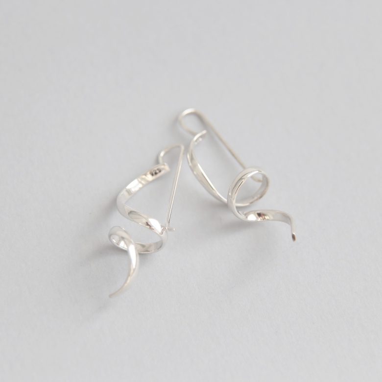 Серебряные серьги 1P88