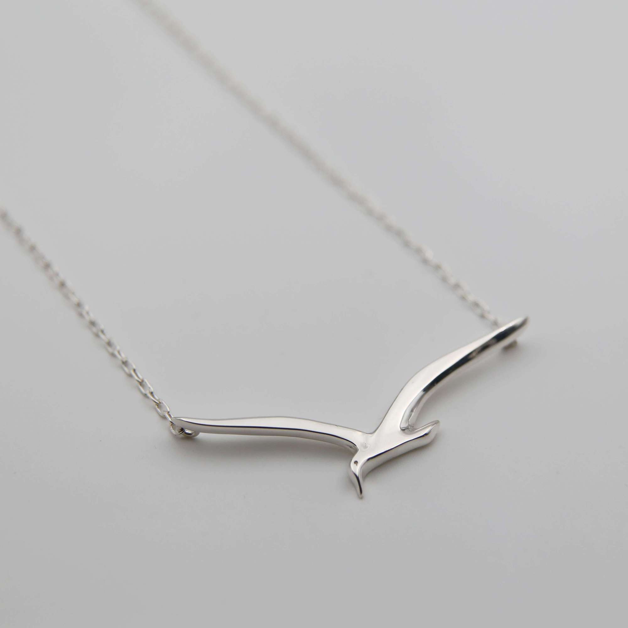 Серебряная подвеска Чайка 4P217