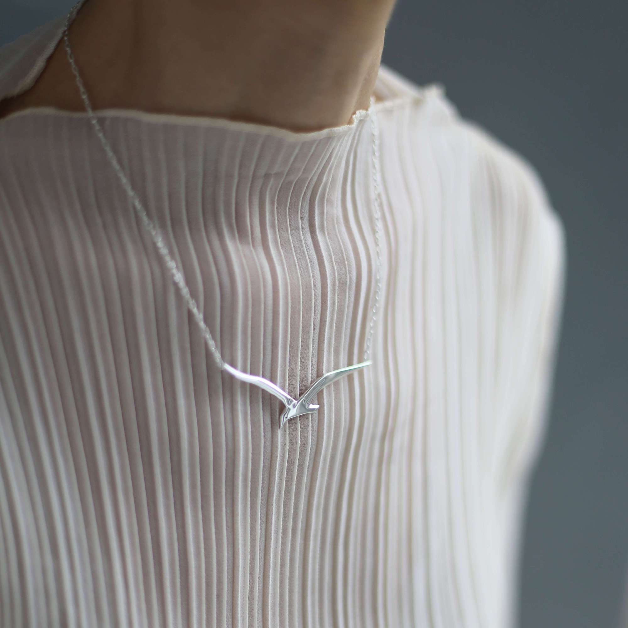 Серебряная подвеска Чайка 4P217