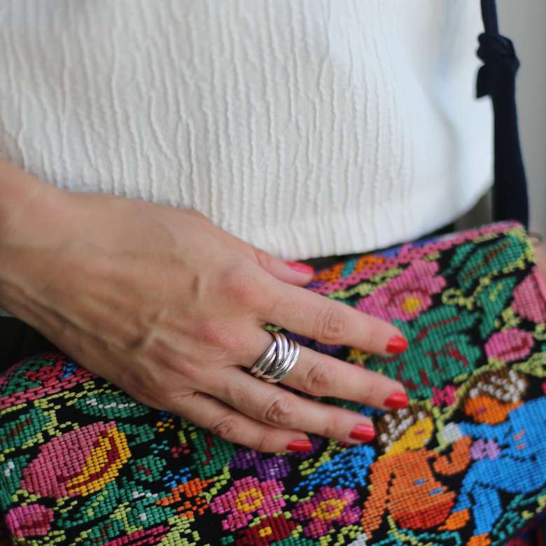 Кольцо из шести колечек 2P284