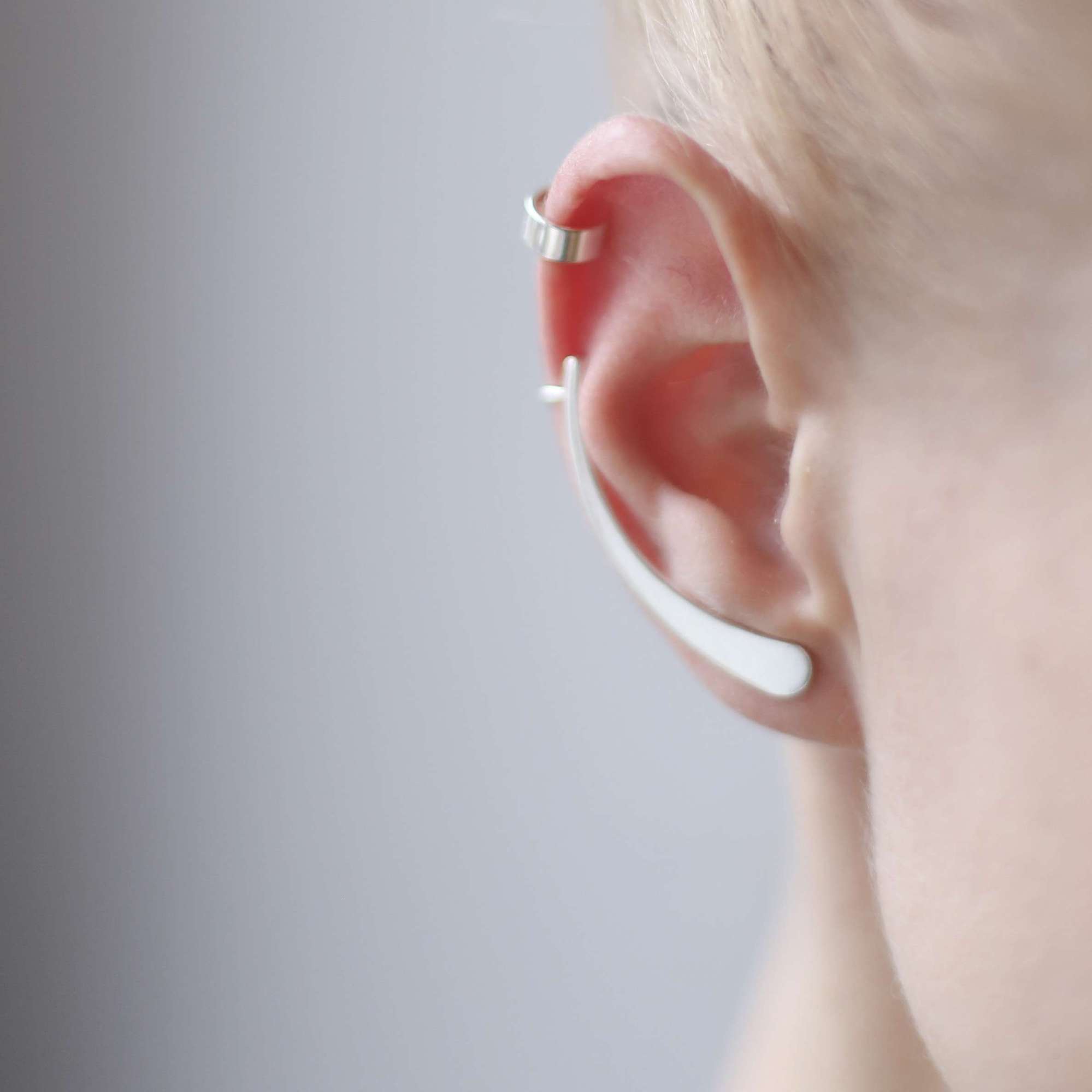 Серебряный мини-кафф 1P968