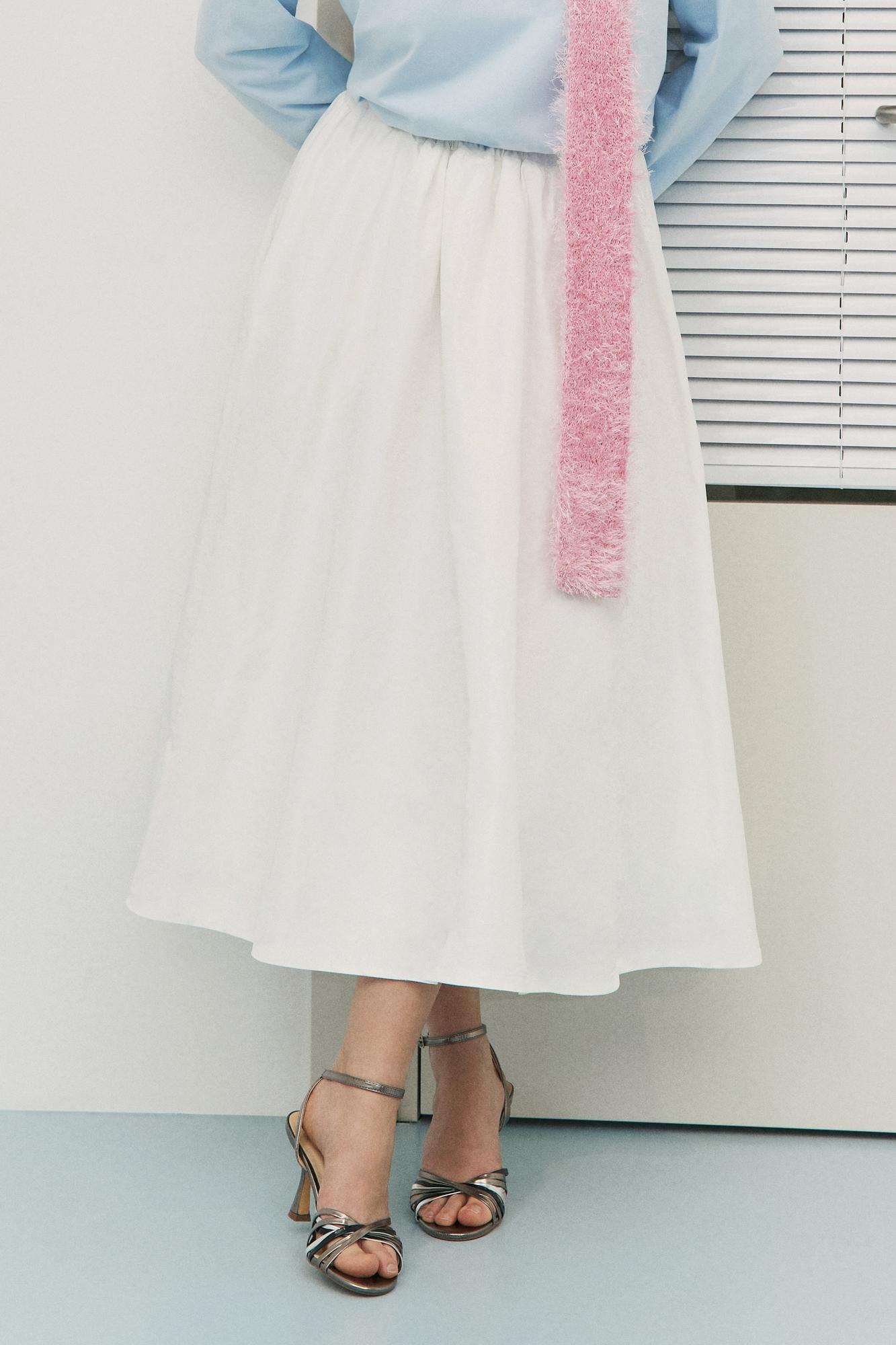 Юбка пышная, айвори