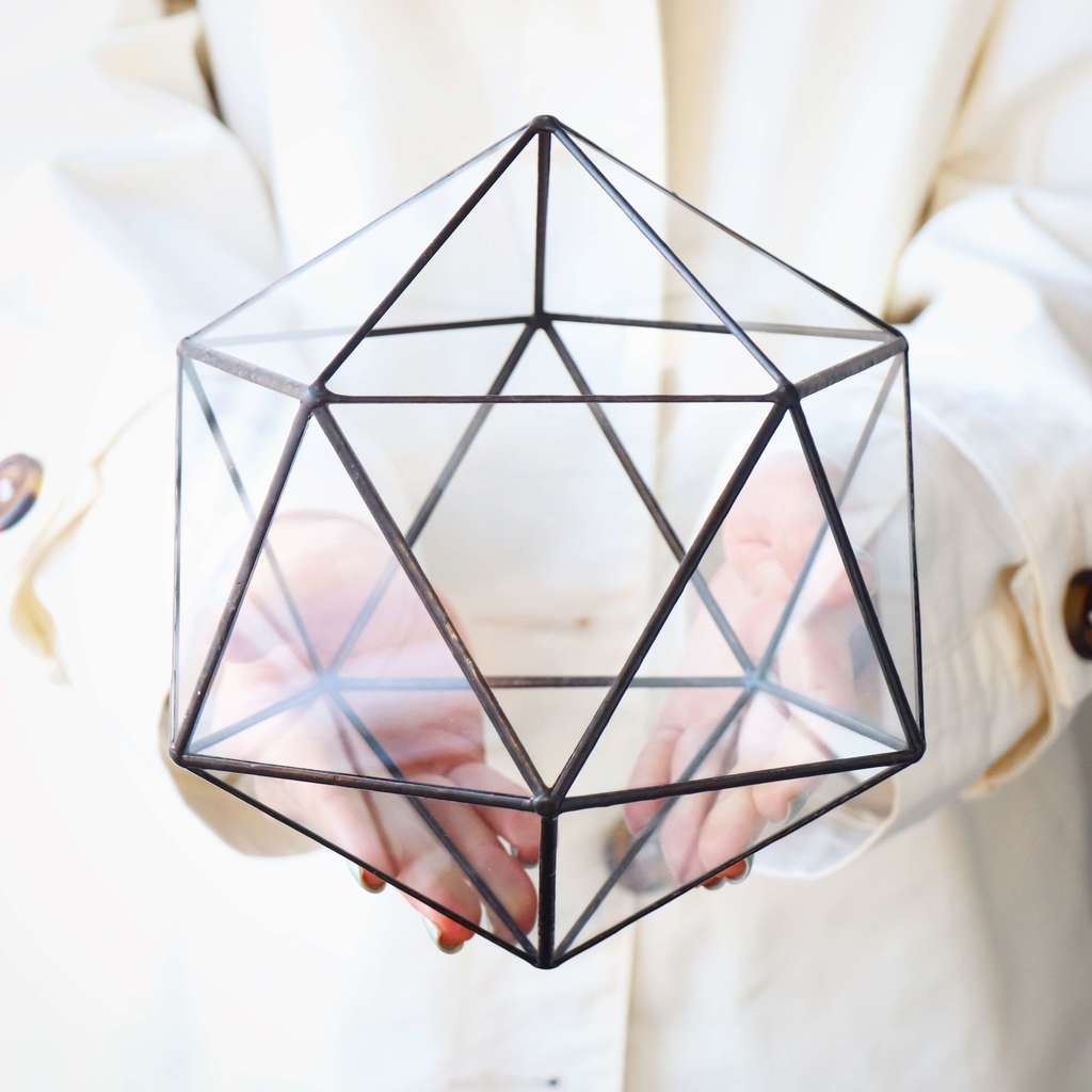 Пустая форма для флорариума "Закрытый икосаэдр" купить в С-Пб