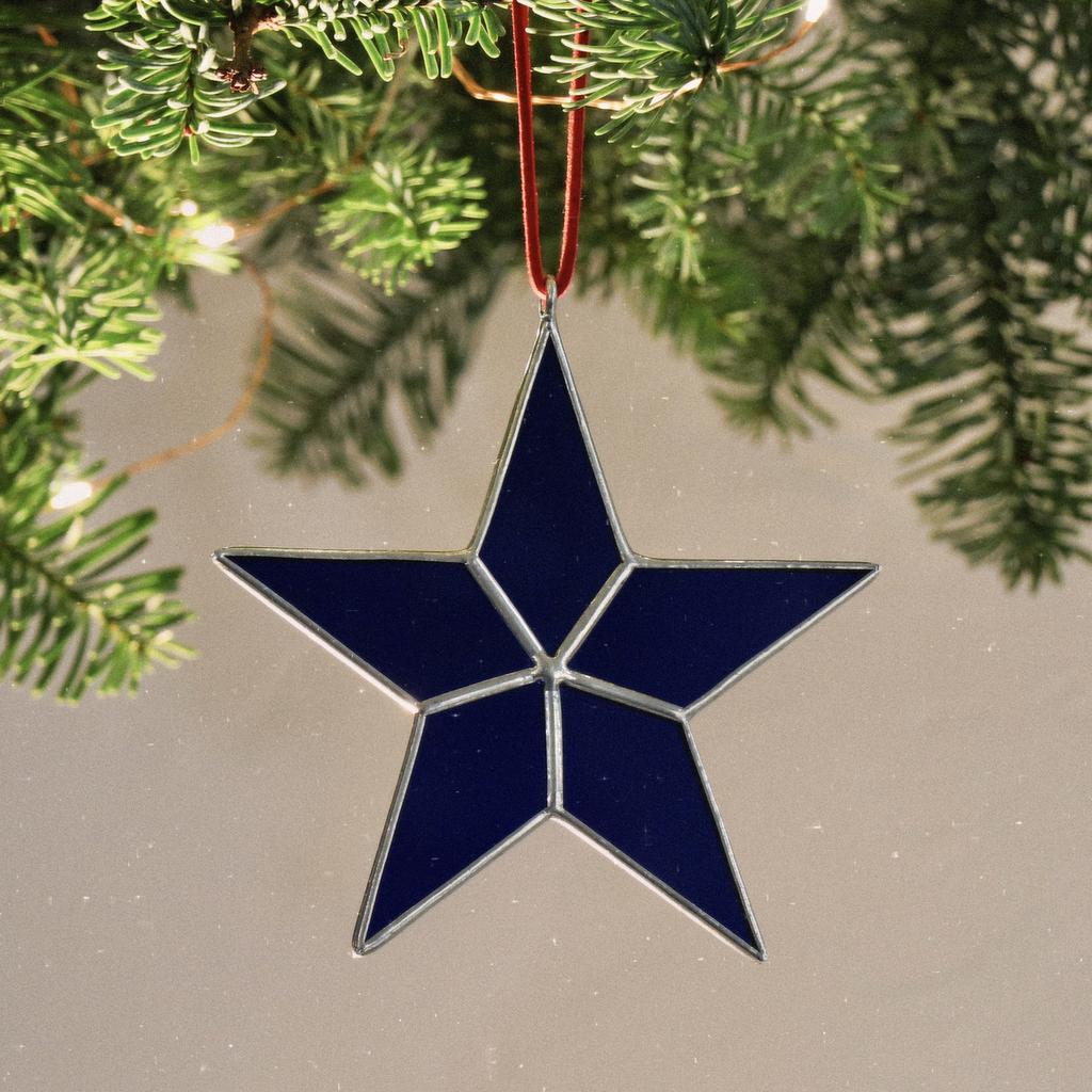 Звезда 5 синяя