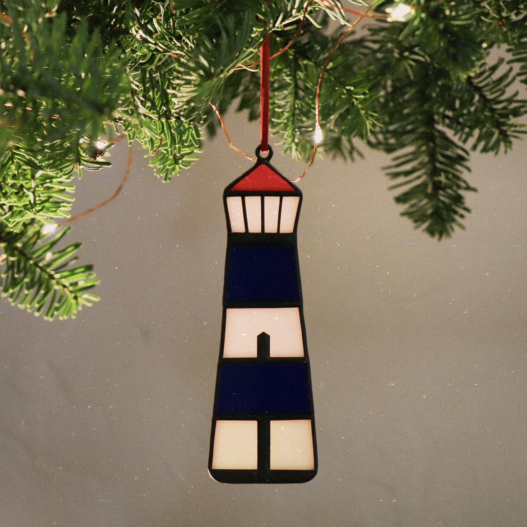 Маяк синий (12х4см)