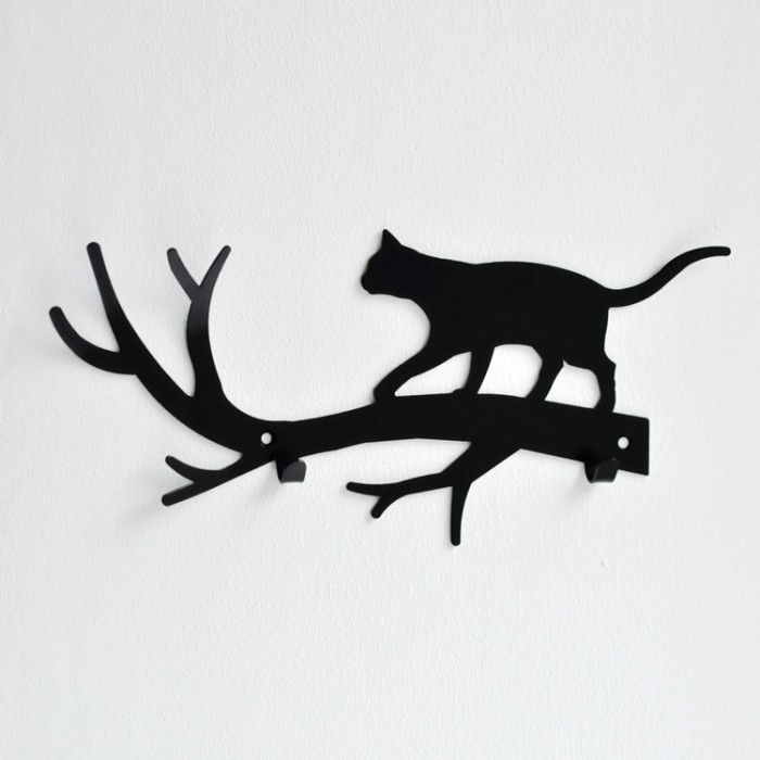 Вешалка "Кошка на ветке"